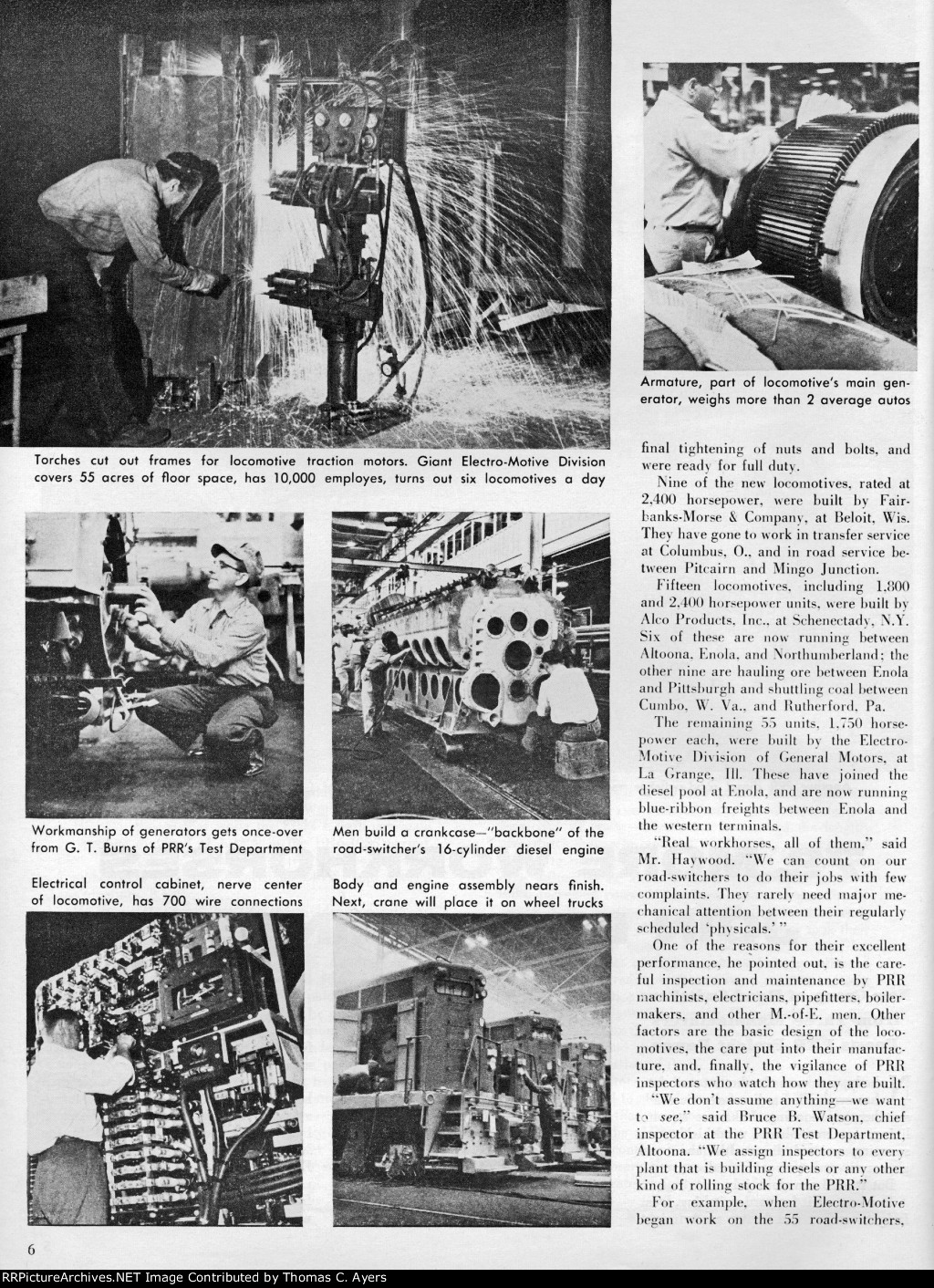 "79 More Workhorses Join Diesel Lineup," Page 6, 1956